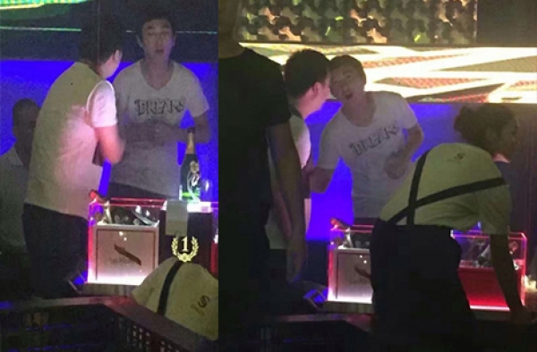 王思聪夜场忙交际 美女环绕一夜消费12万
