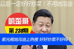 【叽歪哥 V0.238】紫光阁地沟油上热搜 紫光阁：以后一定好好炒菜