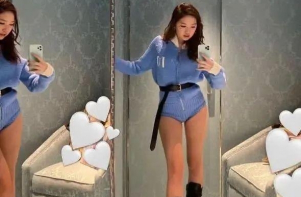 甄子丹16岁女儿身高1米8，腿长1米1，发育太好长相偏成熟